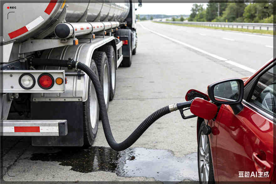 天河区汽车救援送水案例